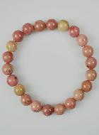 Bracelet en Pierre Naturelle de Rhodonite d'Australie