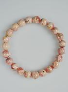 Bracelet en Pierre Naturelle de Rhodochrosite 7-8mm