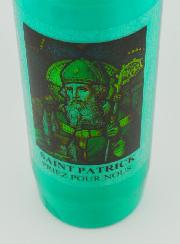 Bougie de Neuvaine Fête de Saint Patrick - 17.5cm