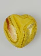Pierre Coeur en Agate Crazy Lace - 30mm