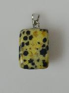 Pendentif en Pierre de Jaspe Dalmatien - 10mm