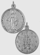 Grande Médaille Miraculeuse Arrondie de la Rue du Bac - 45mm