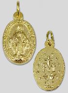 Médaille Miraculeuse Dorée de la Rue du Bac - 17mm