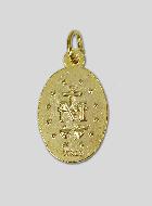 Médaille Miraculeuse Dorée de la Rue du Bac - 17mm