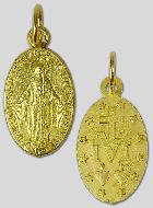 Médaille Miraculeuse Dorée Rue du Bac - 18mm