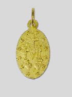 Médaille Miraculeuse Dorée Rue du Bac - 18mm