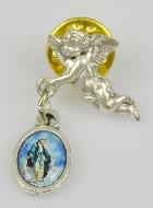 Pin's Médaille Vierge Miraculeuse - 3cm