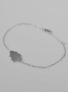 Bracelet Gourmette Enfant Nuage en Argent  - Maille Gourmette