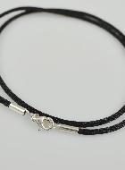 Collier Cordon 38cm pour Pendentif - Fermoir en Argent 925/1000