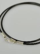 Collier Cordon 38cm pour Pendentif - Fermoir en Argent Rhodié