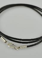 Collier Cordon 50cm pour Pendentif - Fermoir en Argent Rhodié