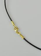 Collier Cordon 42cm pour Pendentif - Fermoir en Plaqué Or 18k
