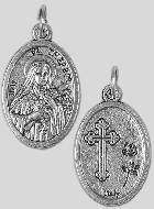 Médaille Sainte Thérèse avec Image & Pochette Cadeau