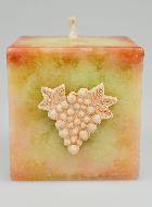 Bougie Parfumée Cube Parfum Chardonnay et Figues