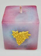 Bougie Parfumée Cube Parfum Madère et Abricots