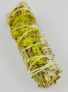 Smudge de Sauge Blanche & Fleurs de Statice Sinuata Verte