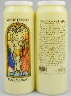 Bougie de Neuvaine Prier pour nos Couples et nos Foyers - Sainte Famille