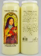Bougie de Neuvaine Prier pour une pluie de Grâces - Sainte Thérèse