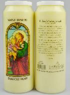 Bougie de Neuvaine Prier pour notre Famille - Saint Joseph
