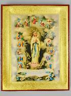 Icône Religieuse Vierge Marie - Immaculée Conception - 18cm