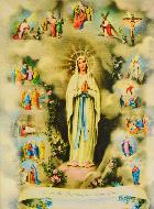 Icône Religieuse Vierge Marie - Immaculée Conception - 18cm