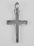 Pendentif Croix Tribale en Argent Massif