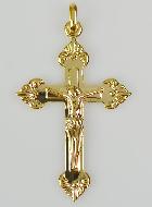 Croix Orthodoxe en Plaqué Or 18 Carats