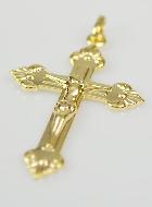 Croix Orthodoxe en Plaqué Or 18 Carats