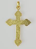 Croix Orthodoxe en Plaqué Or 18 Carats