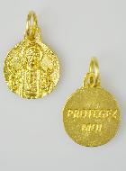 Médaille Sacré Coeur de Jésus Dorée - 12 mm