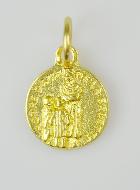 Médaille Notre Dame de la Salette Dorée - 12 mm