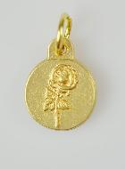 Médaille Sainte Rita Dorée - 12 mm