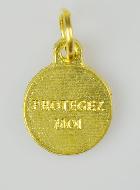 Médaille Saint Antoine Dorée - 12 mm