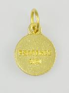 Médaille Sainte Vierge Noire Dorée - 12 mm