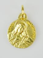 Médaille Sainte Marie-Madeleine Dorée - 15 mm