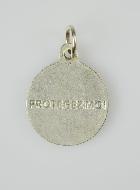 Médaille Sainte Thérèse Argentée & Émail Bleu - 18 mm