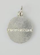 Médaille Saint Joseph Argentée & Émail Bleu - 18 mm