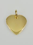 Médaille Pendentif Coeur - Plaqué Or