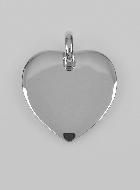 Médaille Pendentif Coeur - Argent Massif