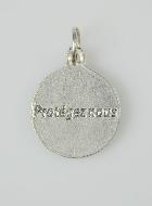 Médaille Sainte Marie-Madeleine Argentée & Émail Bleu - 18 mm