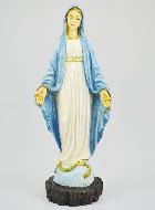 Statue de la Vierge Miraculeuse Marbre et Résine - 20cm