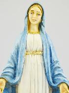 Statue de la Vierge Miraculeuse Marbre et Résine - 20cm