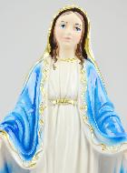 Statue de la Vierge Miraculeuse Marbre et Résine - 30cm