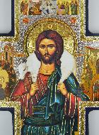 Icône Religieuse Christ Bon Pasteur - 15cm