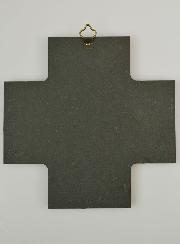 Croix Icône du Christ Bon Berger - 15cm