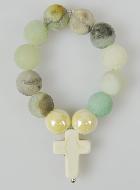 Dizainier en Pierre Naturelle - Amazonite Givrée