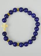 Bracelet Religieux en Pierre Naturelle - Lapis Lazuli