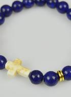 Bracelet Religieux en Pierre Naturelle - Lapis Lazuli