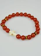Bracelet Religieux en Pierre Naturelle - Cornaline