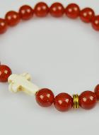 Bracelet Religieux en Pierre Naturelle - Cornaline